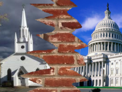 image showing wall between church and state