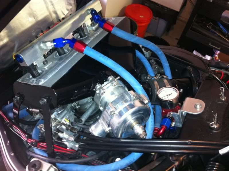 Help external fuel pump setup on stock frame