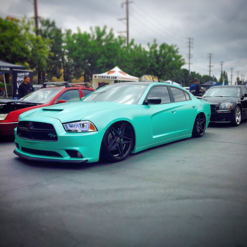 BLACK BLUE 05 06 07 08-12 CHARGER//MAGNUM//CHALLENGER//300C 5.7L//6.1L V8 AIR INTAKE