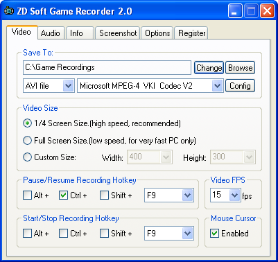 ZD Soft Game Recorder 2.0.1.0 + Serial