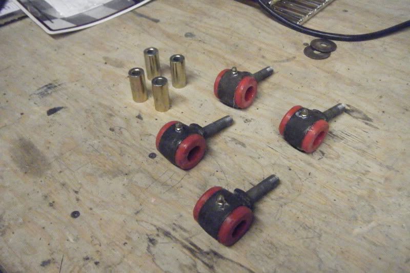 How to install new UCA bushings & zerks grease fittings Honda Prelude