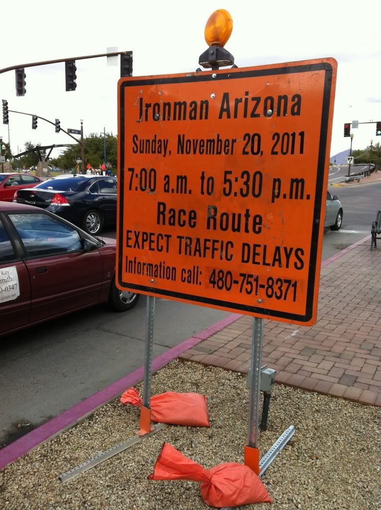 Ironman AZ sign