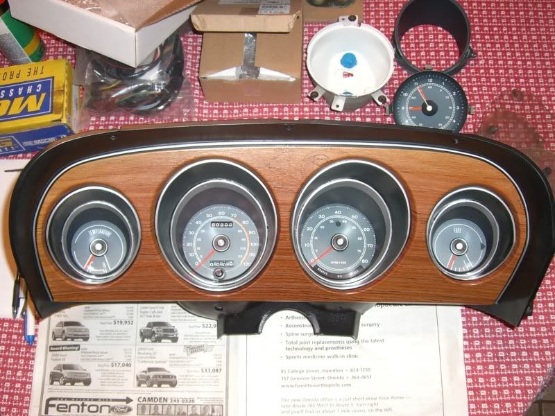 70 Mach I dash bezel restoration Vintage Mustang Forums