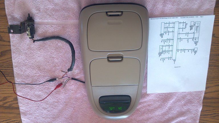 Overhead Console Retro Fit Kit with Temp and Compass ... stallion wiring diagram 