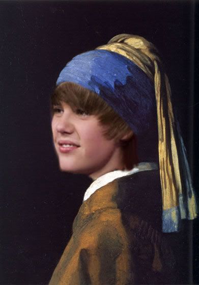 justin bieber photoshopped into a girl. put Justin Bieber in classic