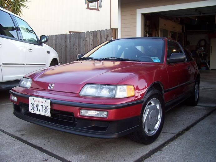 Burgundy Crx