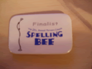 If you were a speller in the Bee...