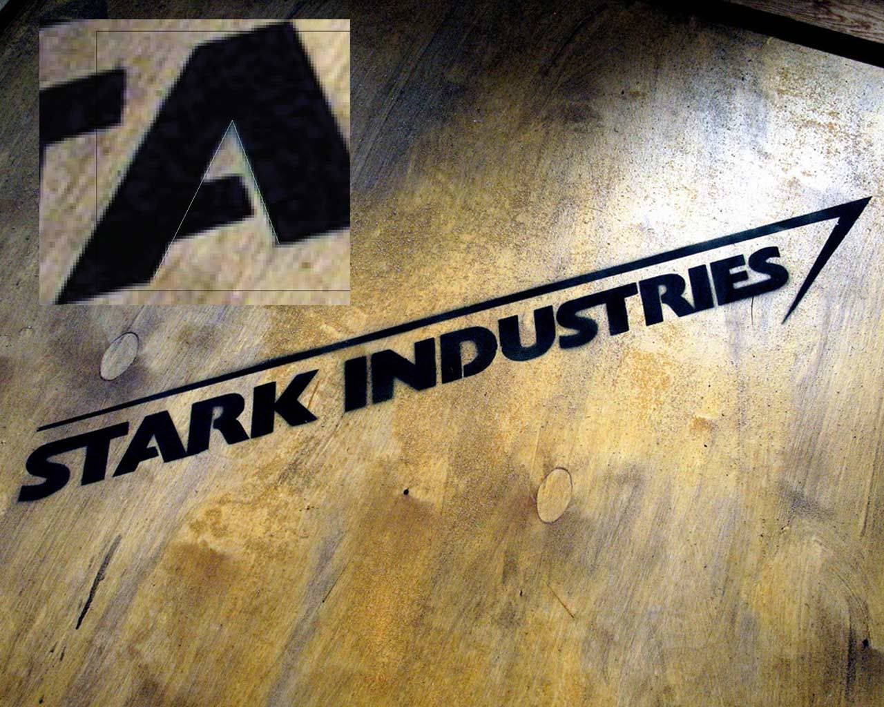 Stark industries logo font