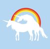 {gay pride unicorns humping} Pictures, Images and Photos