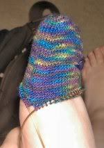 Silky Sock sock in progress