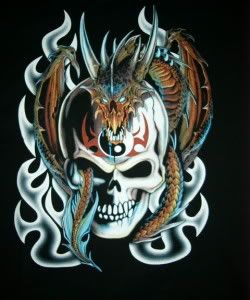 skull tattoo, great design picture 01