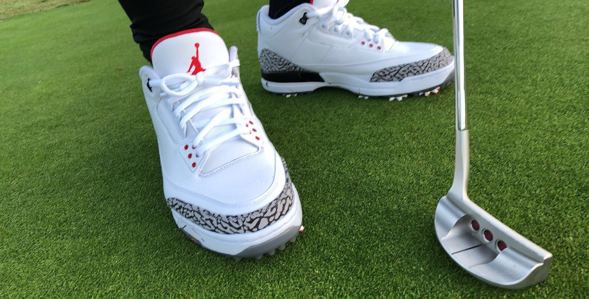 Air Jordan III Golf Shoes "White Cement" Feb 16th 2018