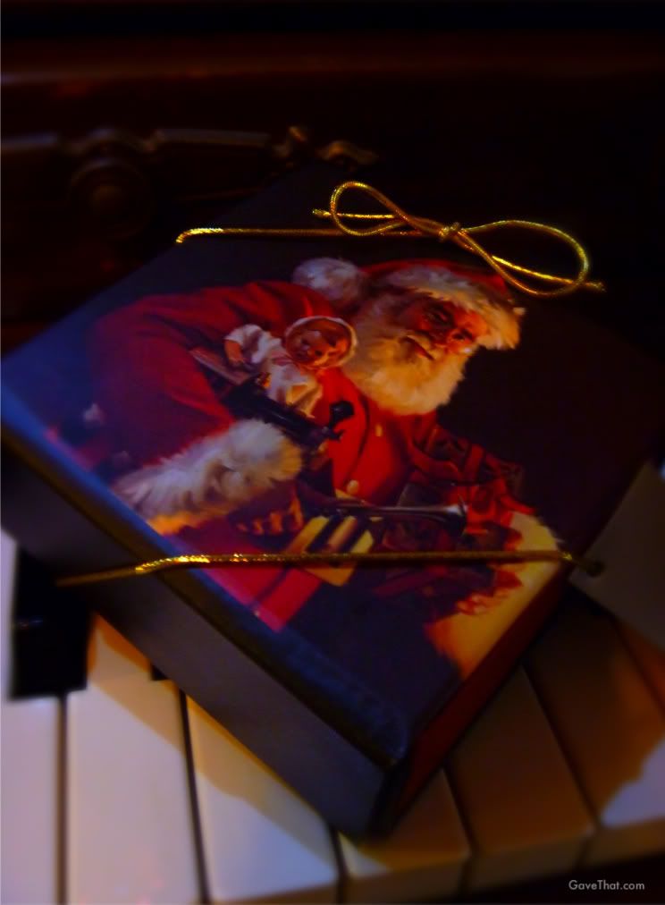 Bäks Santa Clause gift card holder box