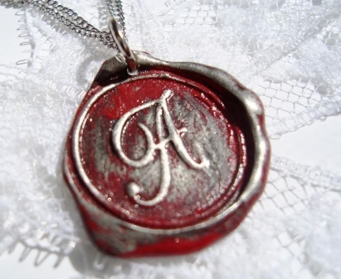 RitzyMisfit etsy wax seal pendent