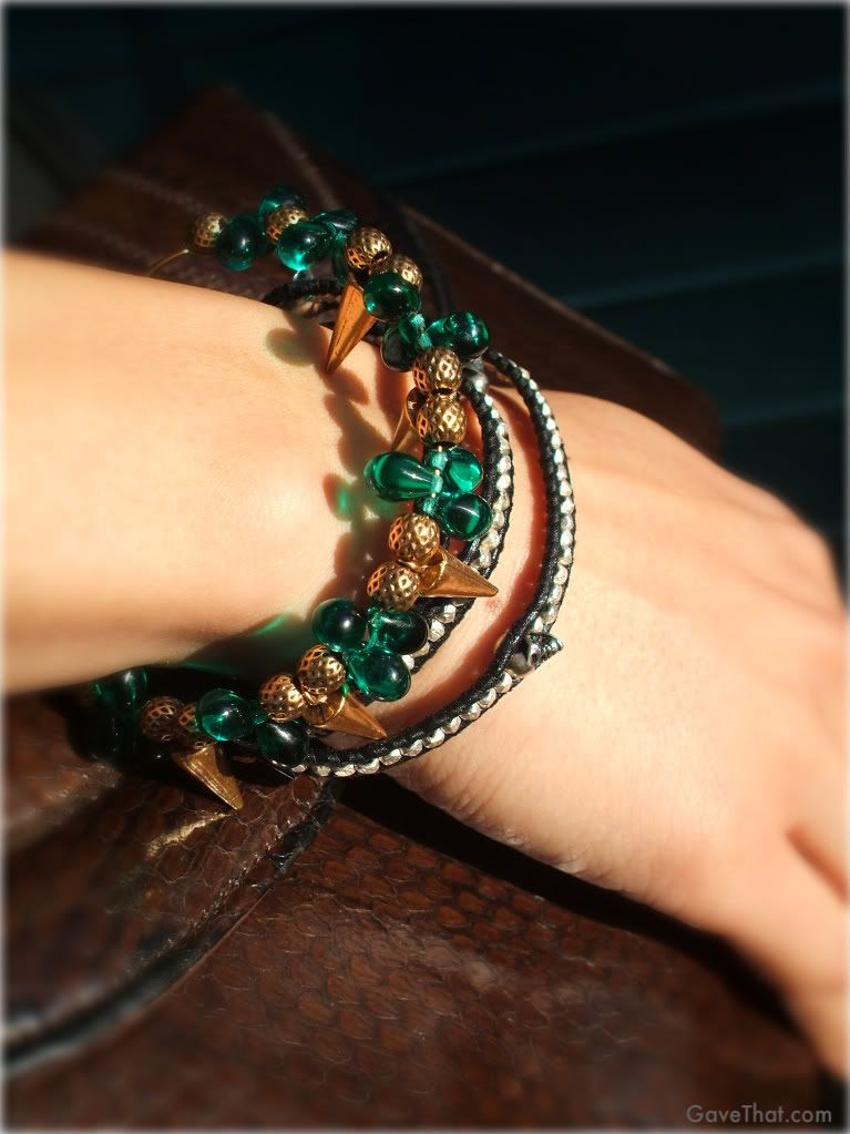 magda for gave that chan luu skull wrap bracelet