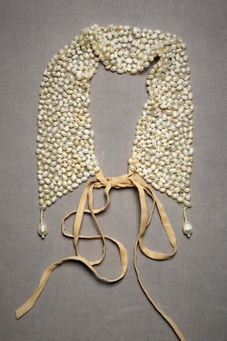 Ranjana Khan Cobbled Pearl Collar necklace via BHLDN