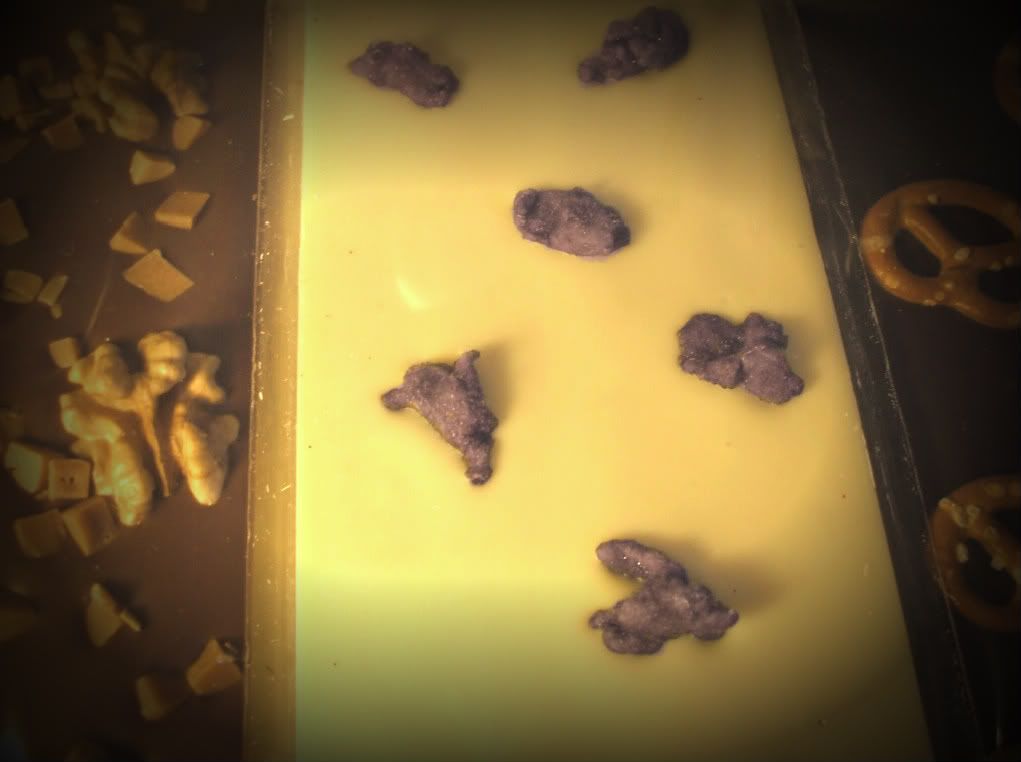 mam for gavethat candied violets in white chocolate