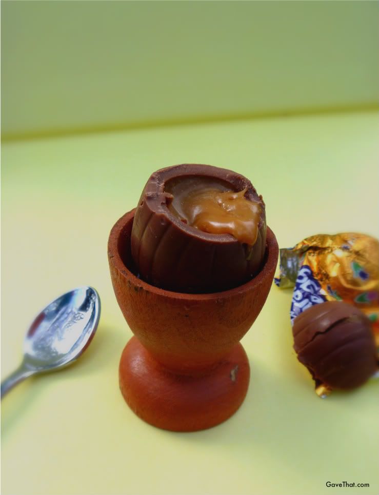 mam for Gave That Cadbury Creme Egg in Egg Cup for Easter