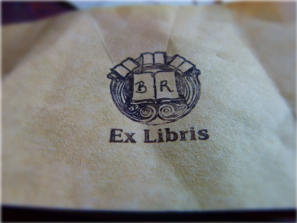 mam for gave that rubber stamp bookplate from the book lovers kit
