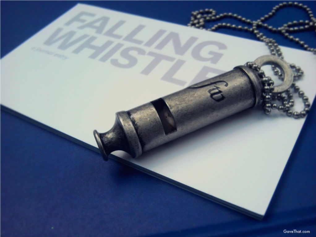 Falling Whistles whistle necklace for peace in Congo Africa