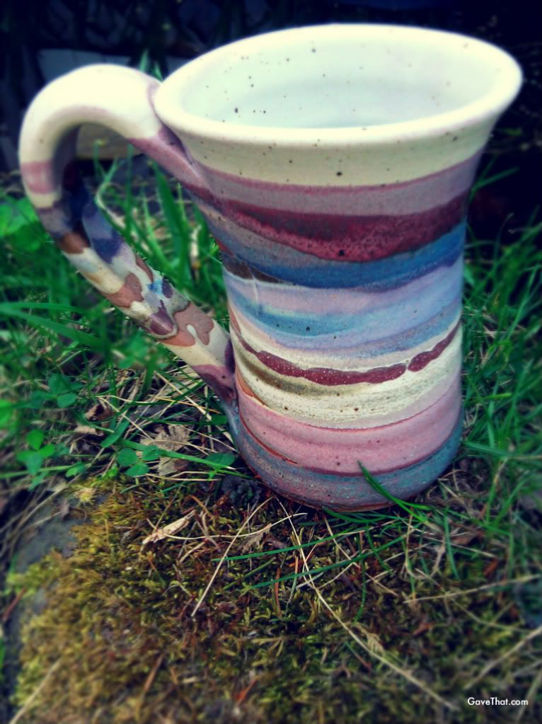 Klickitat hand thrown pottery mug by Ed and Diane Swick