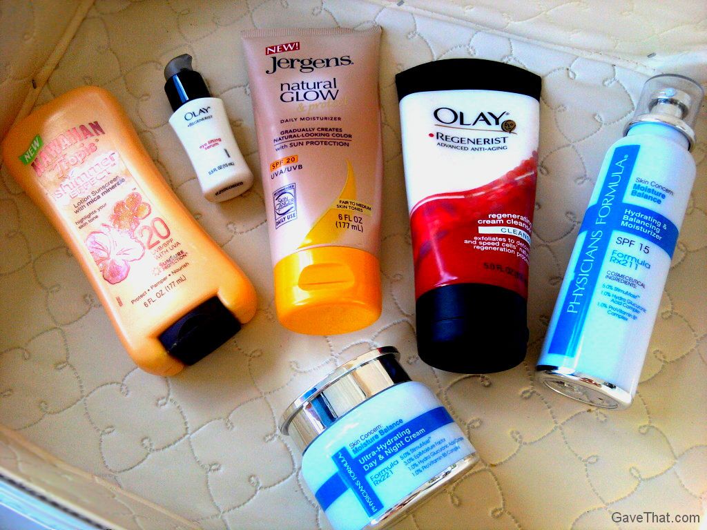 New drugstore beauty finds from Olay Physicians Formula Hawaiian Tropic and Jergens