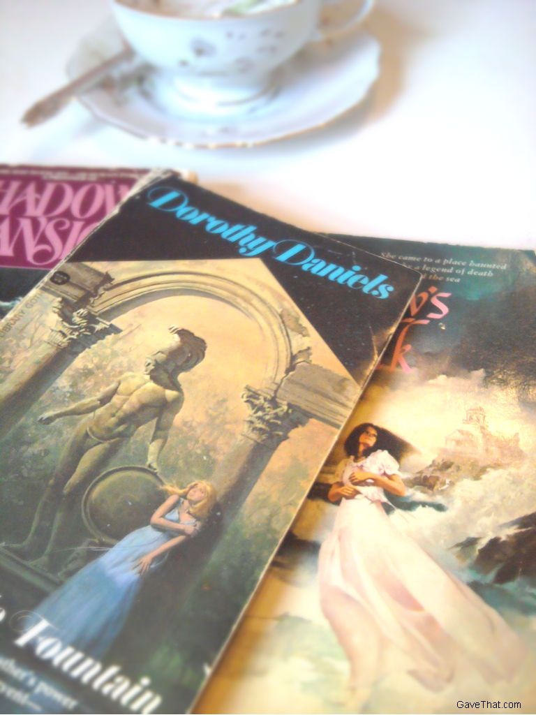 Guilty pleasure vintage Gothic Novels