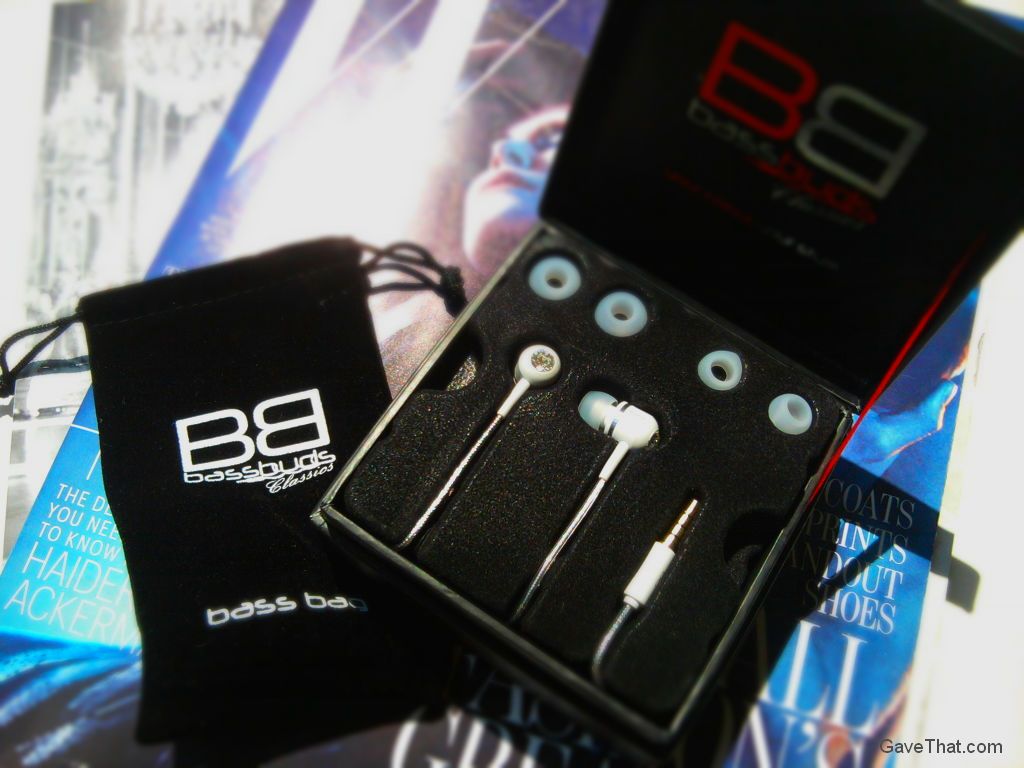 BassBuds Classics ear buds in limited edition white review