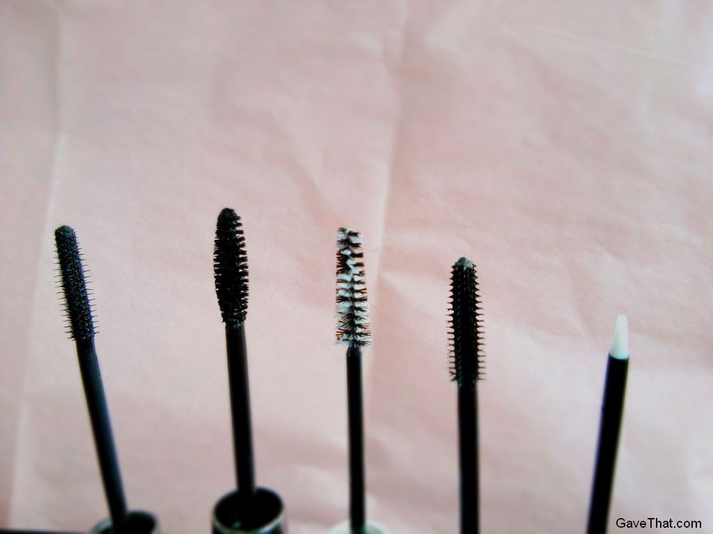 Left to Right Mary Kay Lash Love Waterproof mascara Ultimate mascara Lash Primer Lash Love mascara and Lash and Brow Building Serum review and giveaway