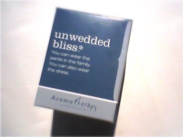 mam gavethat Unwedded Bliss Aromatherapy Interventions candle