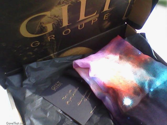 mam gave that gilt groupe package upon arrival