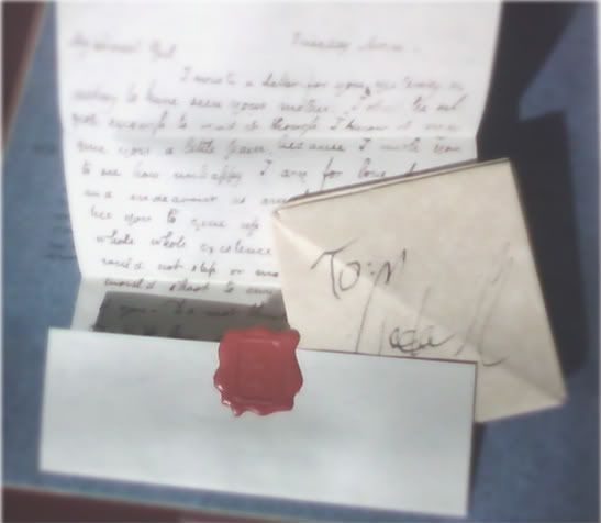 mam for gave that old Valentine puzzle purse with copy of John Keats letter