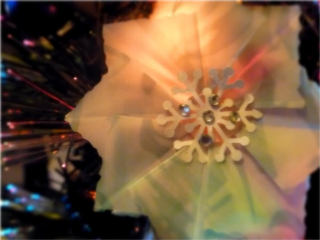 mam for gave that velum origami star Christmas tree ornament