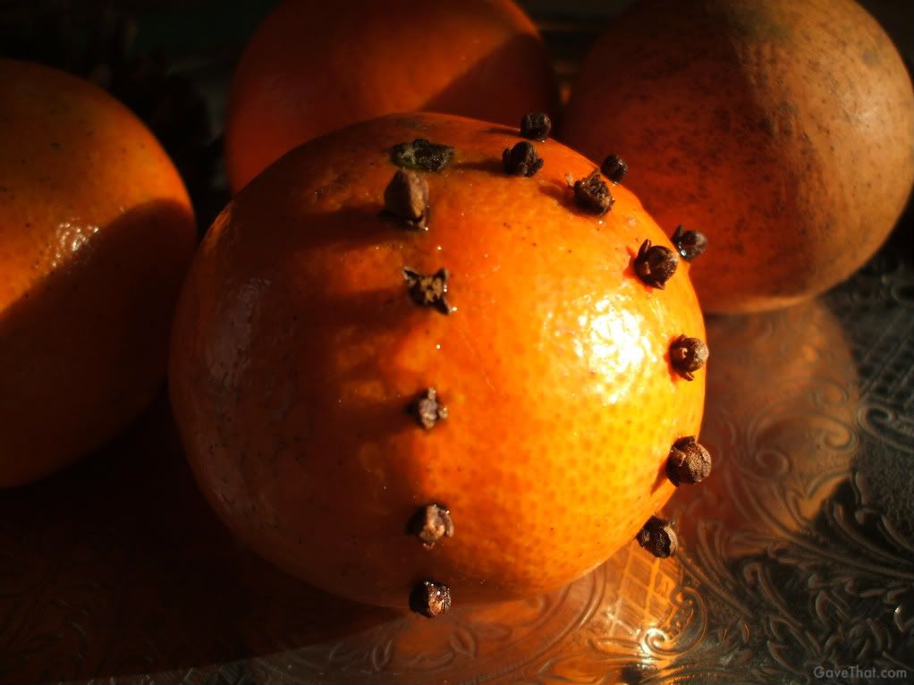 mam for gift blog gave that making an orange pomander