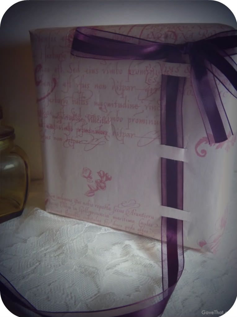 mam for gift wrap blog Gave That Victorian love letter inspired gift wrap idea DIY