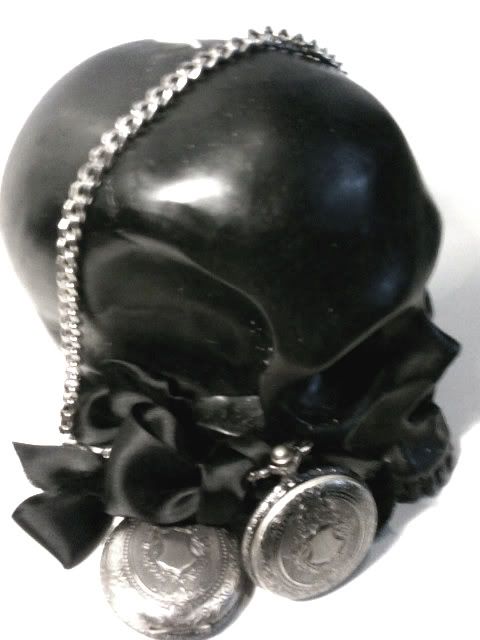 mam gavethat memento mori black skull candle and fragrance pocket watches