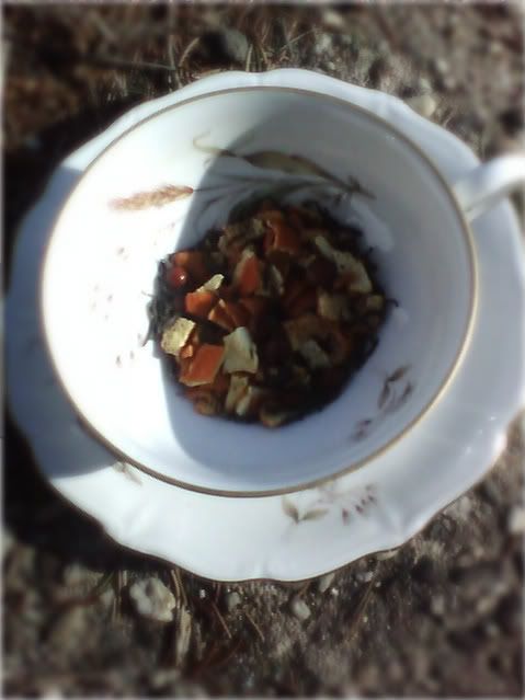 rose orange gift tea blend DIY