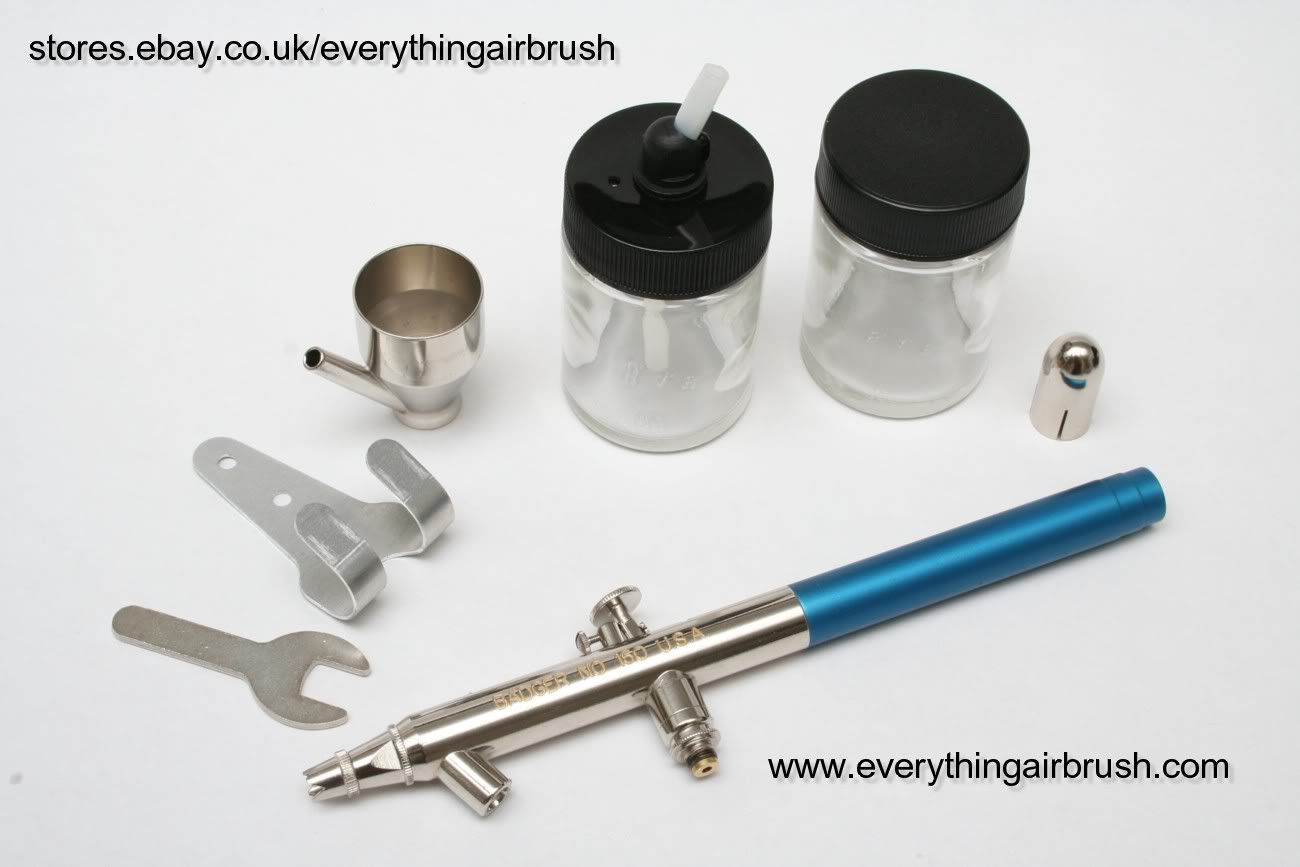 BADGER AIRBRUSHES 105CS PATRIOT AIRBRUSH GRAVITY FEED AIRBRUSH