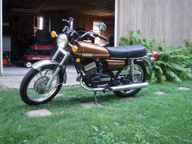 250cc motorcycle rtg retro bike