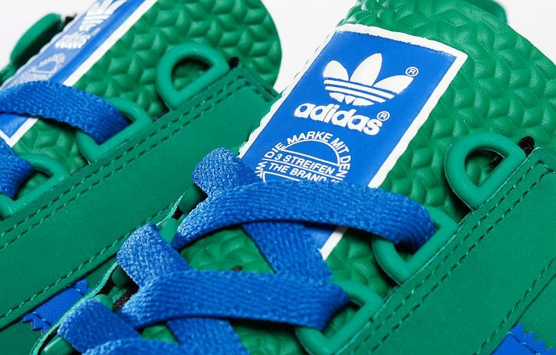 ADIDAS TRIMM TRAB OG Green-Blue-White munchen forest hills retro sneakers new | eBay