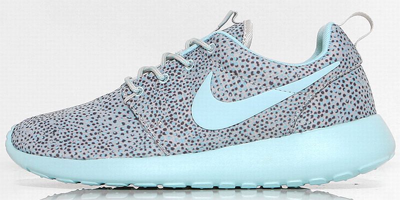 nike roshe blue and green