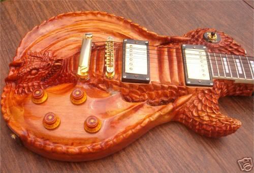 Dragon Gibson Les Paul guitar