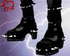 WaltzingMouse's Spike Boots in Jet Black