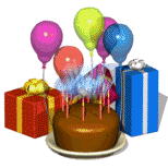 birthdayballooncake.gif birthday balloon cake animated image by DebbieFieldsMurphy