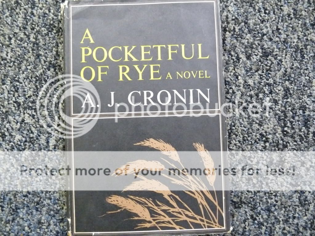 Vtg A. J. Cronin BCE Human Drama POCKET FULL OF RYE 69  