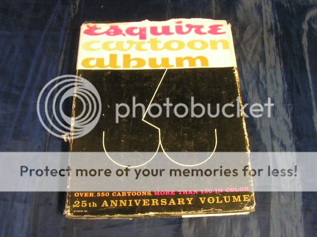 ESQUIRE CARTOON ALBUM 25th Anniversary Vol hcdj 1957  