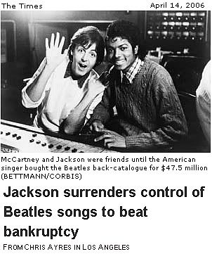 Paul McCartney & Michael Jackson before Jacko went wacko