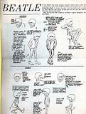 The original Brodax Beatles Cartoon Show blueprints for George and Ringo