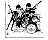 The Beatles by Hirschfeld 1964