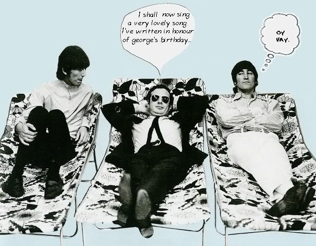 Brian sings for George's birthday